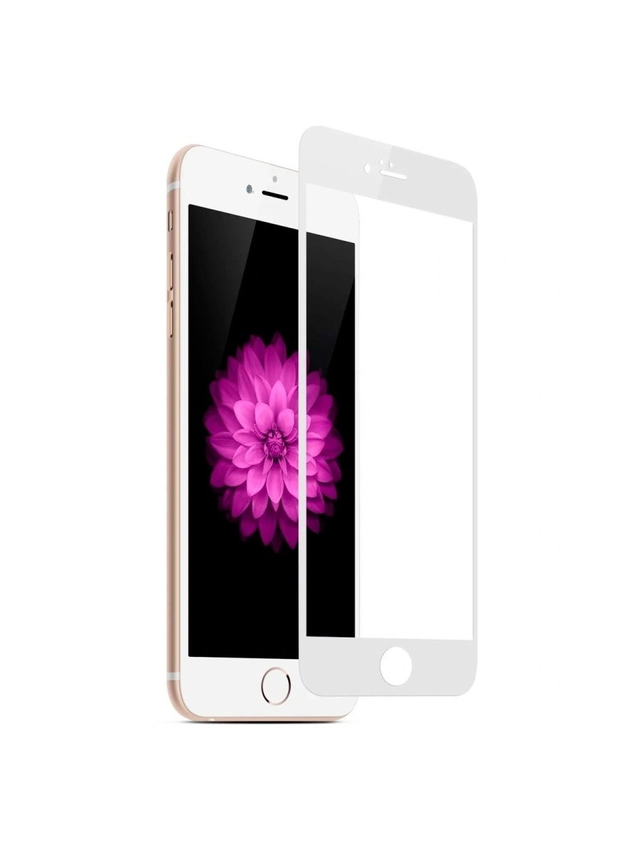 

Защитное стекло для телефона IPhone 8 / стекло защитное на айфон 8 / 3D стекло для iphone 8 (full glue), Белый