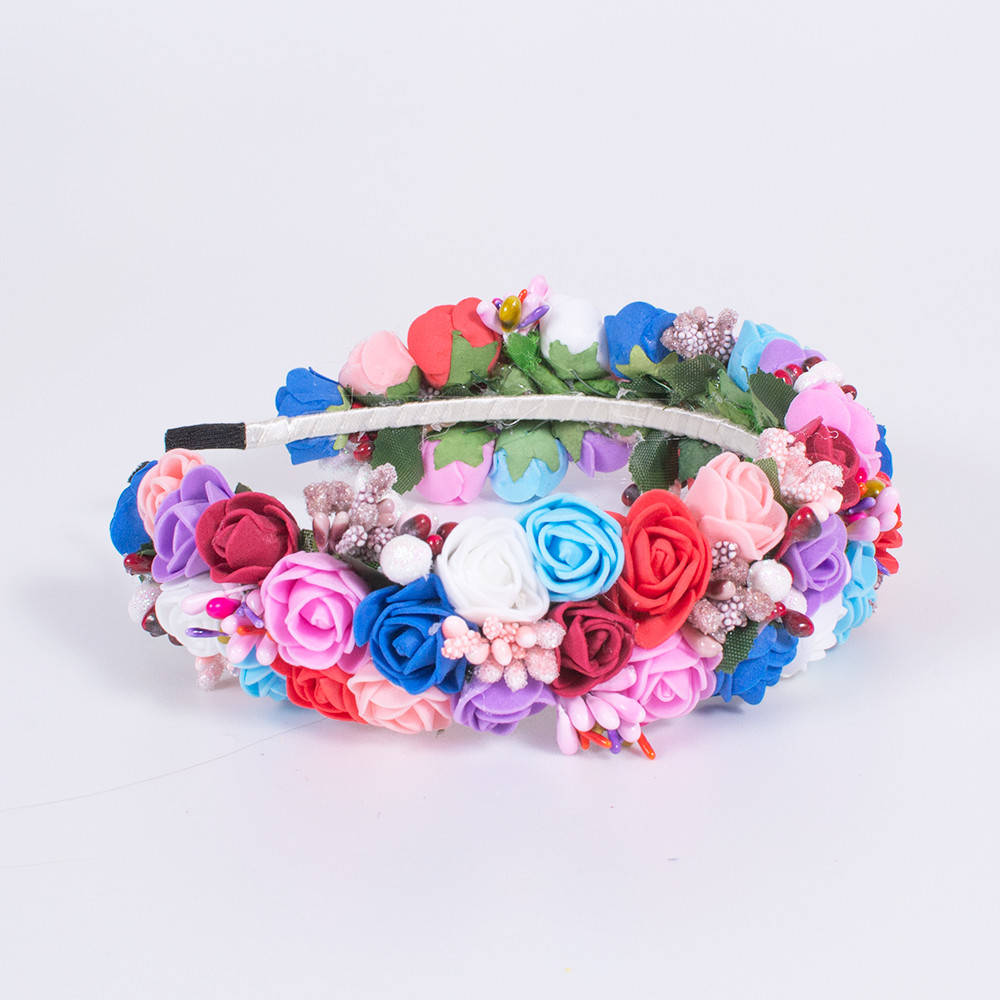 

Украинский веночек-обруч для волос Moderika Нежный Разноцвет