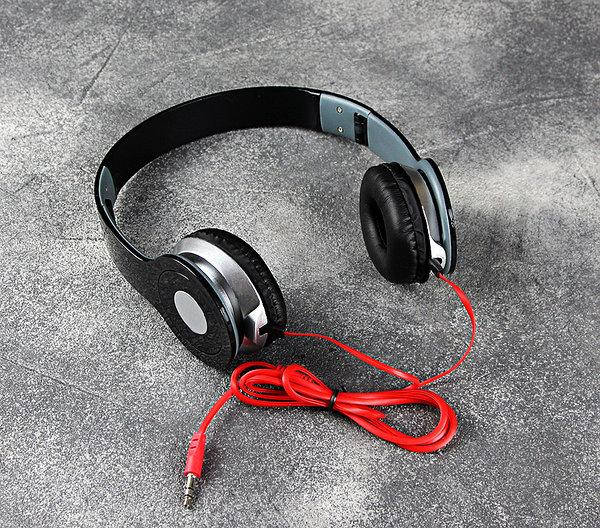 

Наушники проводные накладные для ноутбука MDR SOLO 9522 в стиле Monster Beats, Черный