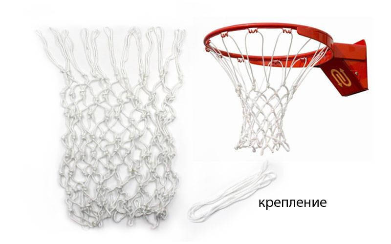 

Сетка баскетбольная SO 5254 (сетка для баскетбольного кольца): полиамид