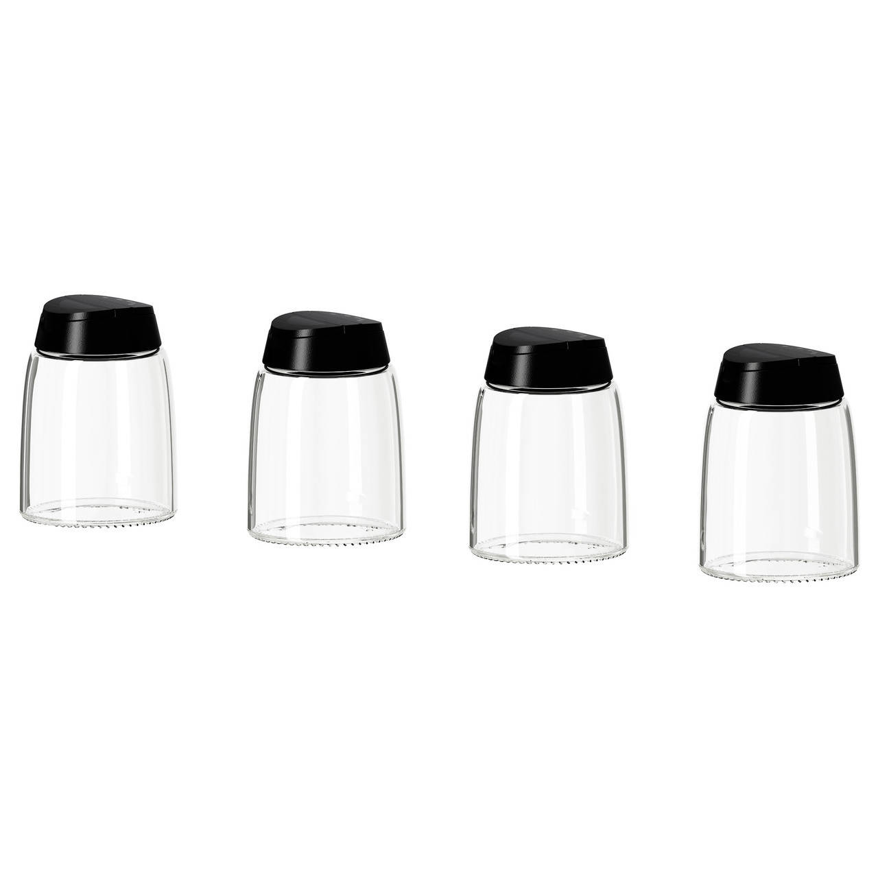 

IKEA 365+ IHÄRDIG Контейнер для спецій 4шт, скло 201.528.70