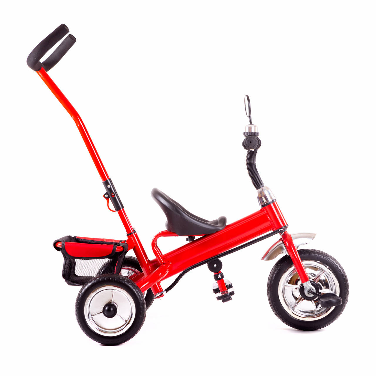 

Детский трехколесный велосипед с родительской ручкой Trike Bike красный