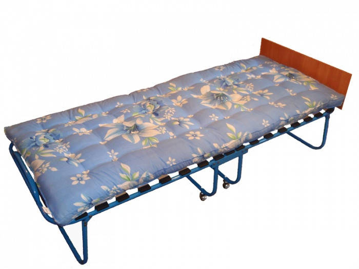 

Раскладушка Евро с полочкой Комфорт ЕРПК 90*200, Черный