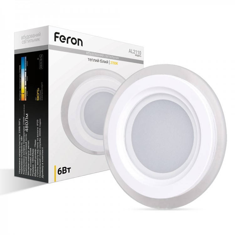 

Светодиодный светильник Feron AL2110 6W белый