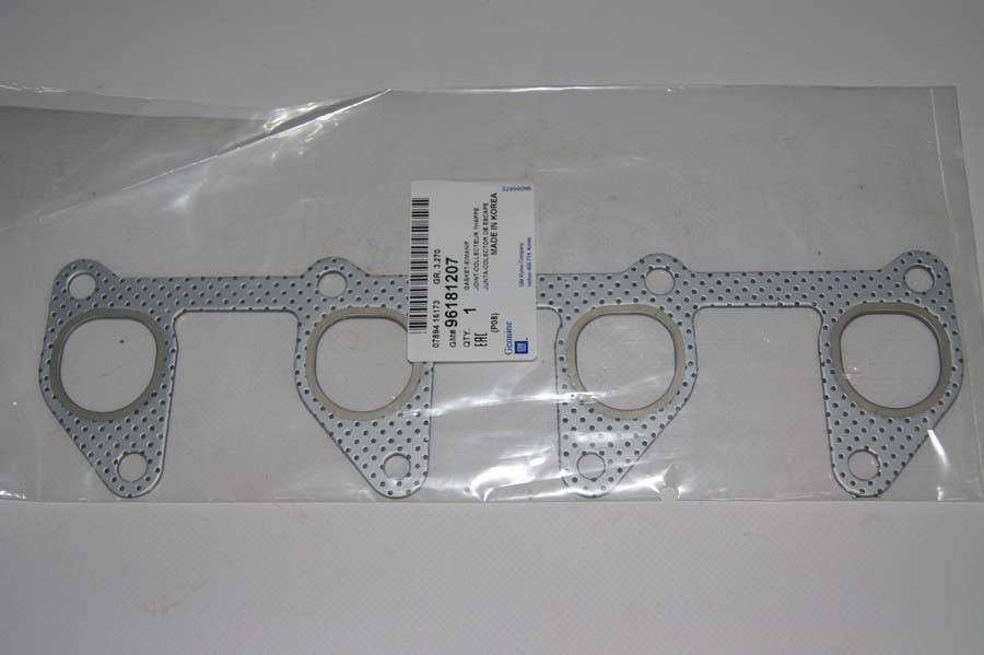 

Прокладка выпускного коллектора LANOS 1,5 SOHC/NEXIA 1.5 SOHC GM Корея (ориг)