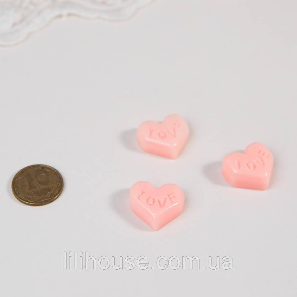 

1:12 Миниатюра Шоколад Розовый Сердце Love 1.6 см