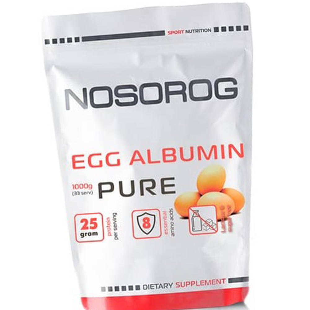 

Яичный протеин (альбумин) Nosorog EGG Albumin 1 кг без вкуса