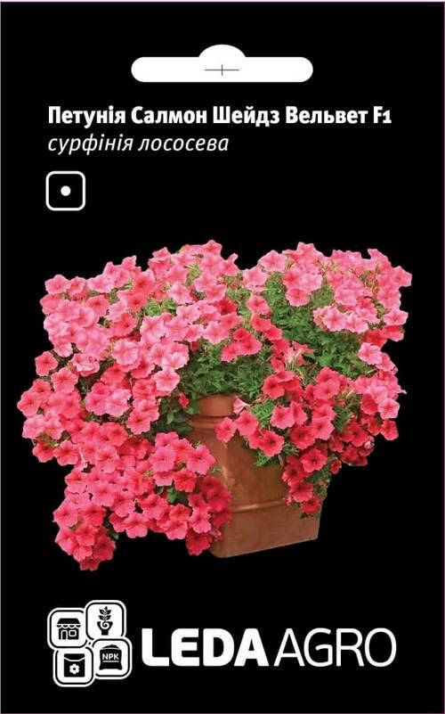 

Семена сурфинии Салмон Шейдз Вельвет F1, 5 шт. (драже), ампельная петуния
