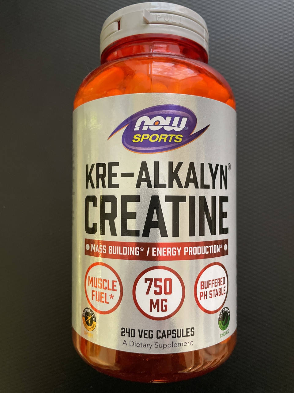 

Креатин Кре Алкалин NOW Foods Kre-Alkalyn Creatine 240 caps