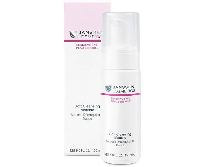 

Нежный мусс для умывания Janssen Cosmeceutical Sensitive Skin Soft Cleansing Mousse 150 мл