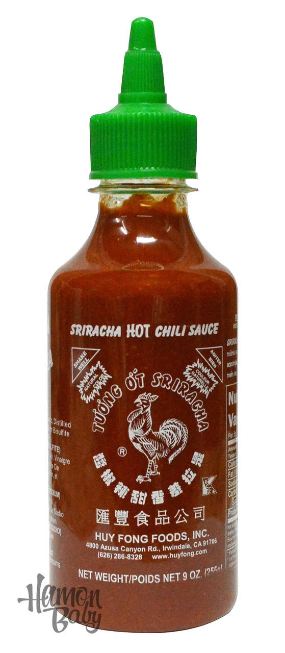 

Острый соус шрирача (Sriracha), 255 г, ТМ Huy Fong Foods, США