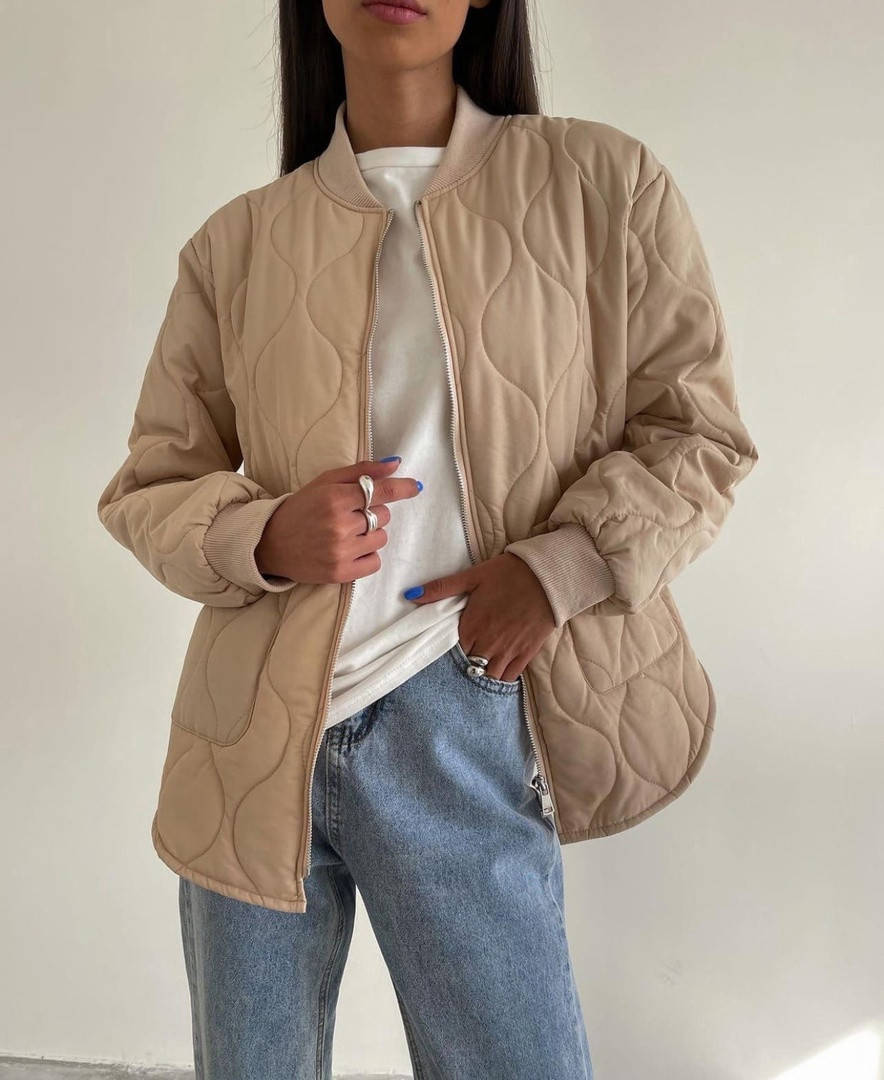 

Супер сильная женская куртка. Карманы, молния. Плащевка, синтепон 150, подкладка, манжет. 42,44,46. (Цвета 3), Оливковый