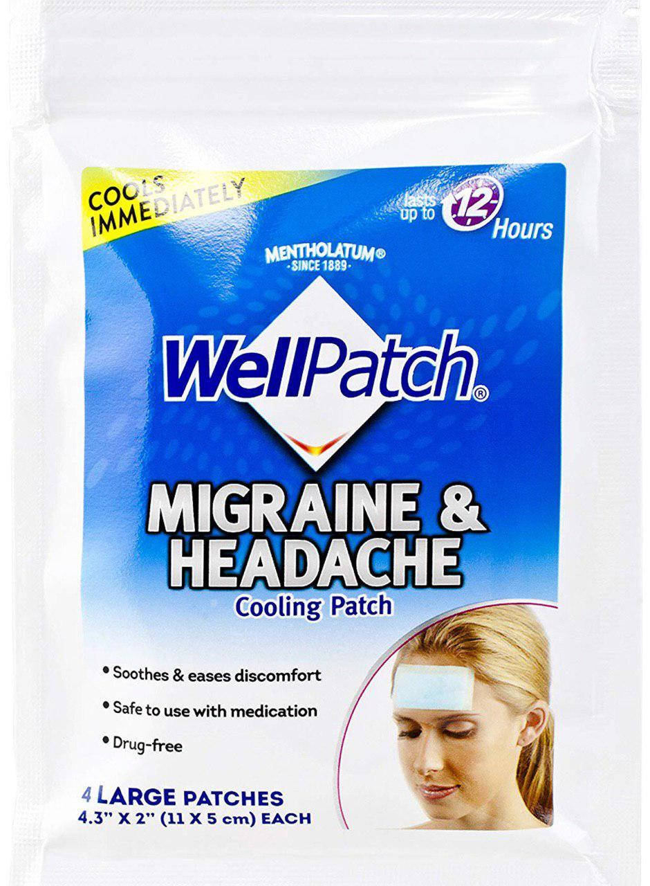 

Wellpatch патчи от головной боли и мигрени 4 шт США
