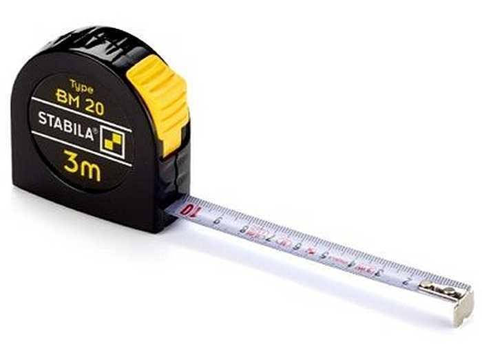 

Рулетка Stabila Type BM 20 16445 3 м x 13 мм