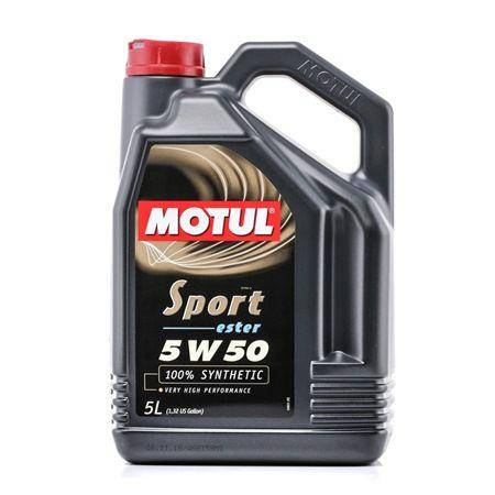 

Масло Motul Sport 5W-50, 5л. 102716