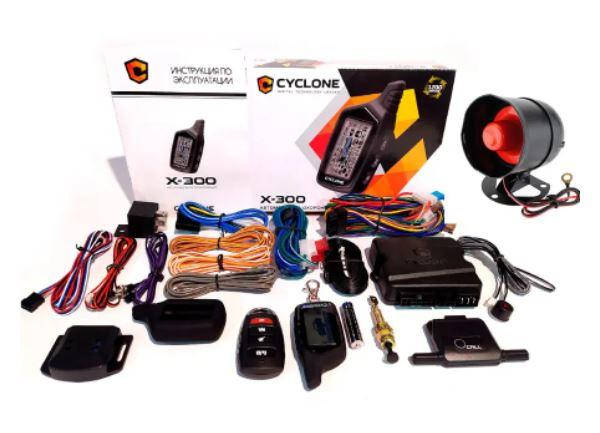 

Двухсторонняя автосигнализация Cyclone X-300 и сирена
