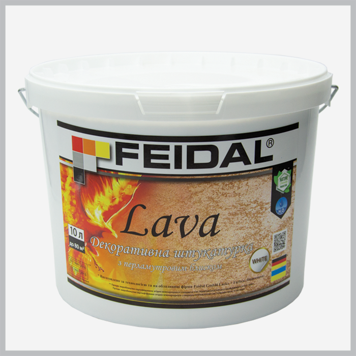 

Декоративна штукатурка моделювальна Feidal Lava, перламутровий,5 л