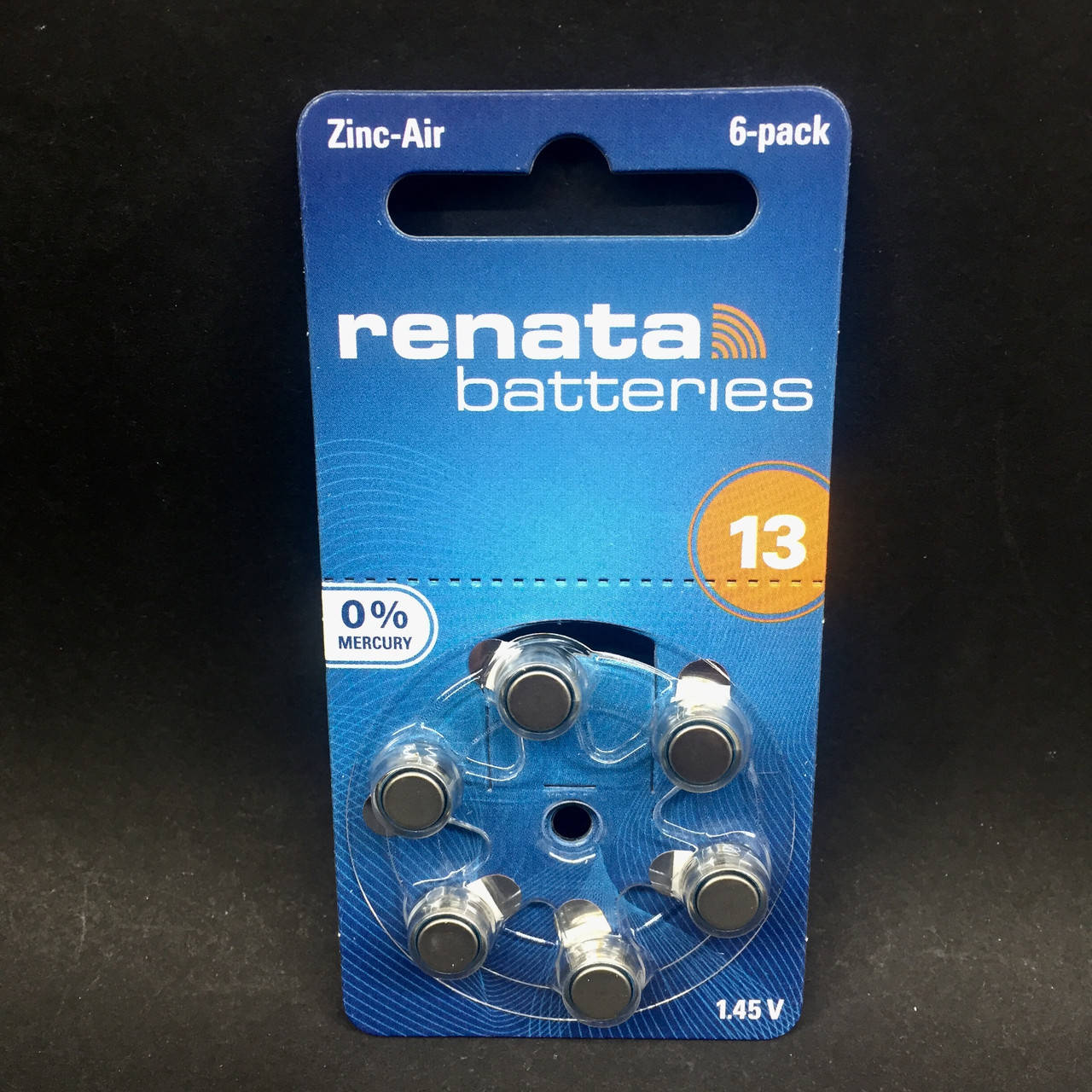 

Батарейки Renata ZA13 (PR48)