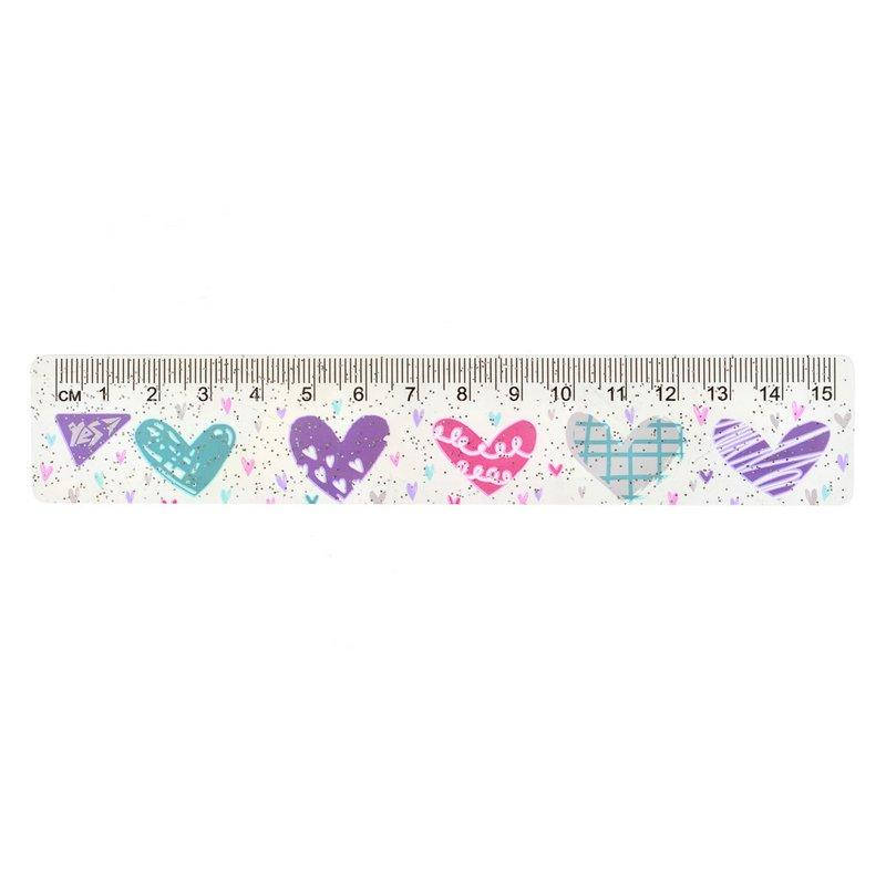 

Линейка Yes Hearts, 15 см (370508)