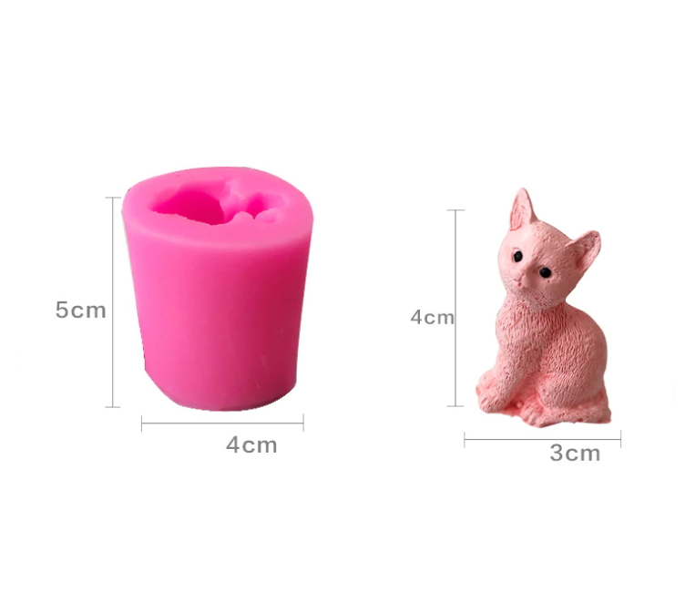 

Молд силиконовый Котенок 3Д