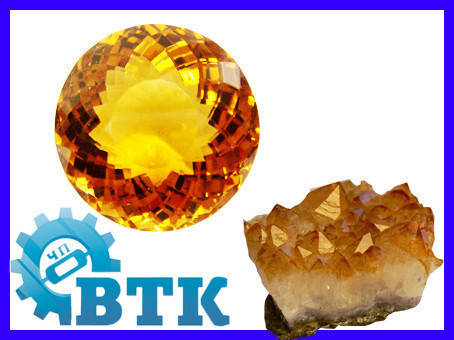 

Цитрин круг 5,0 (0,42 ct), Желтый