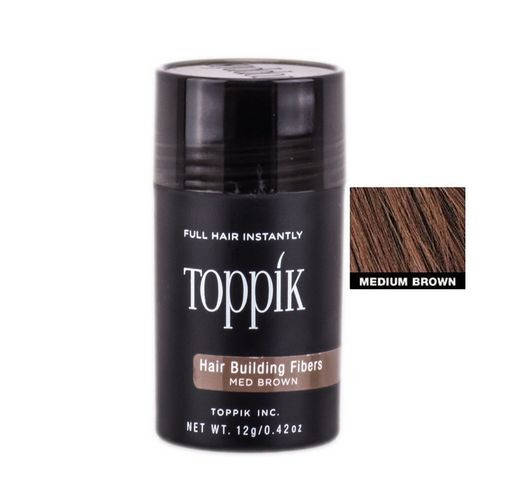 

Загуститель для волос Toppik medium brown 12 гр. (средне-коричневый)