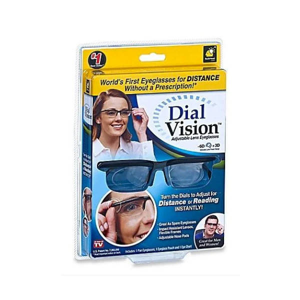 

Очки с регулировкой линз Dial Vision:, Черный
