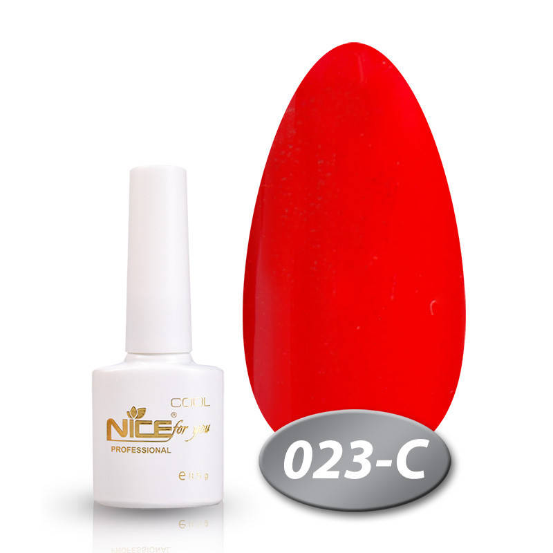 

Гель-лак Nice for you Cool 023-C кроваво красный 8,5 мл