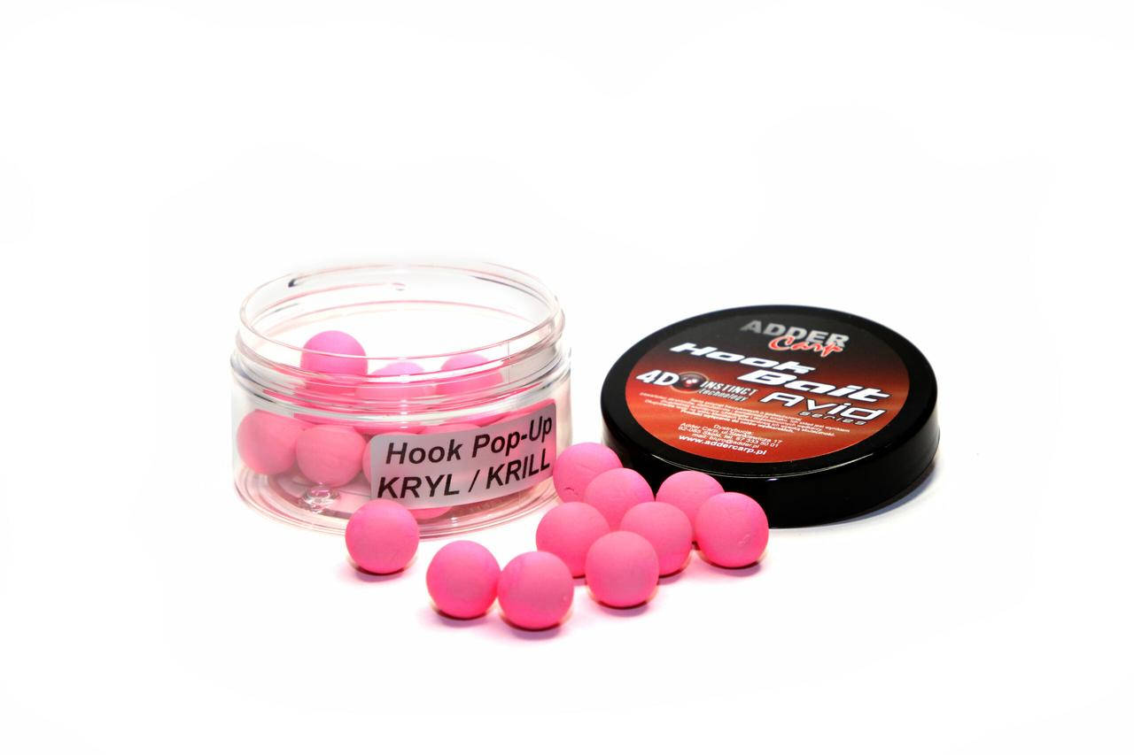

Бойли Adder Carp Hook Boilies Avid Pop-Up 14 mm Krill