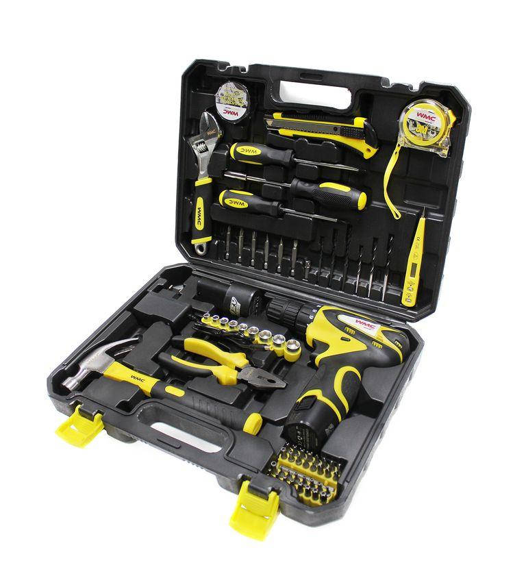 

Набір інструментів з шуруповертом 68пр.1 / 4 '' (6гр) (5-13мм) WMC TOOLS 2068