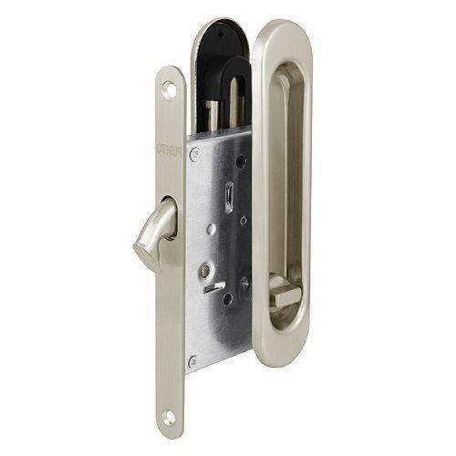 

Защелка с ручками для раздвижных дверей PUNTO Soft LINE SL-011 SN мат.никель
