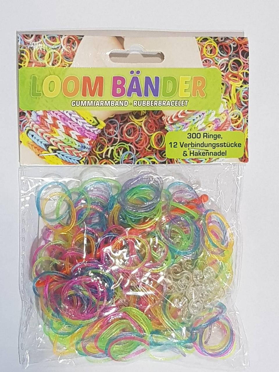 

Резинки для плетения браслетов Loom twister неоновые 300шт