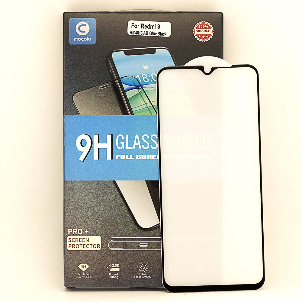 

Защитное стекло Mocolo 5D Full Glue для Xiaomi Redmi 9 полноэкранное черное