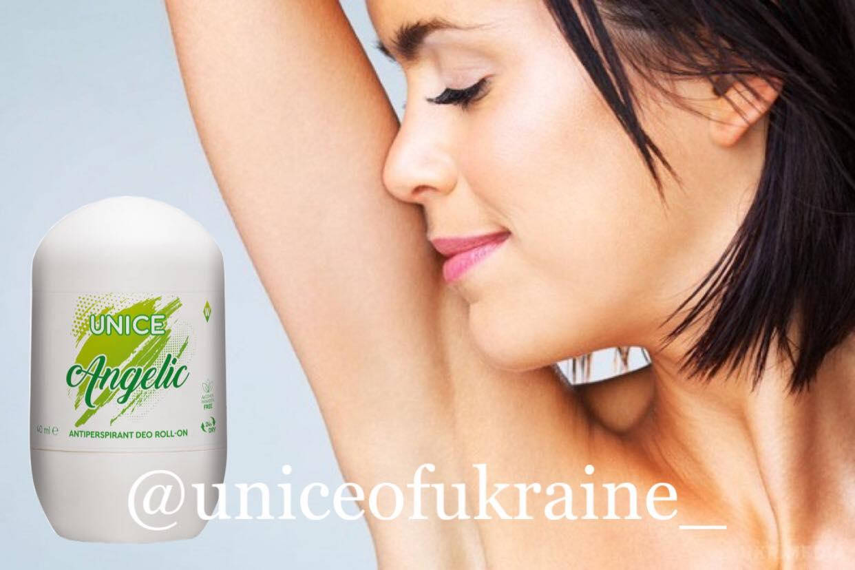 

Жіночий роликовий дезодорант-антиперспірант Unice Angelic, 40 мл