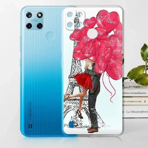 

Силиконовый чехол BoxFace Realme C25Y Love in Paris