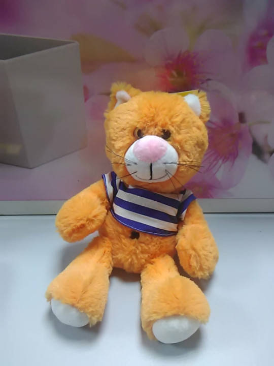 

Игрушка мягкая кот матроскин, Оранжевый