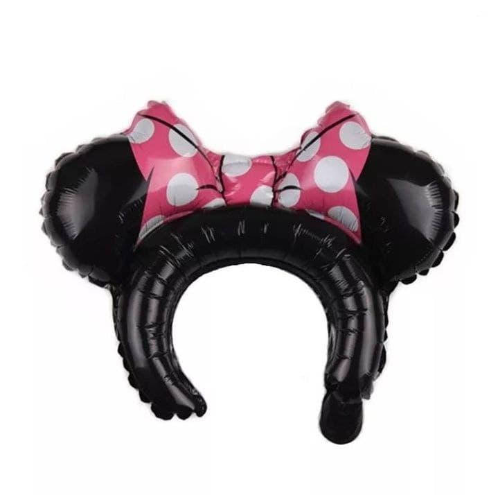 

Фольгированный шар обруч МИННИ МАУС, Черный