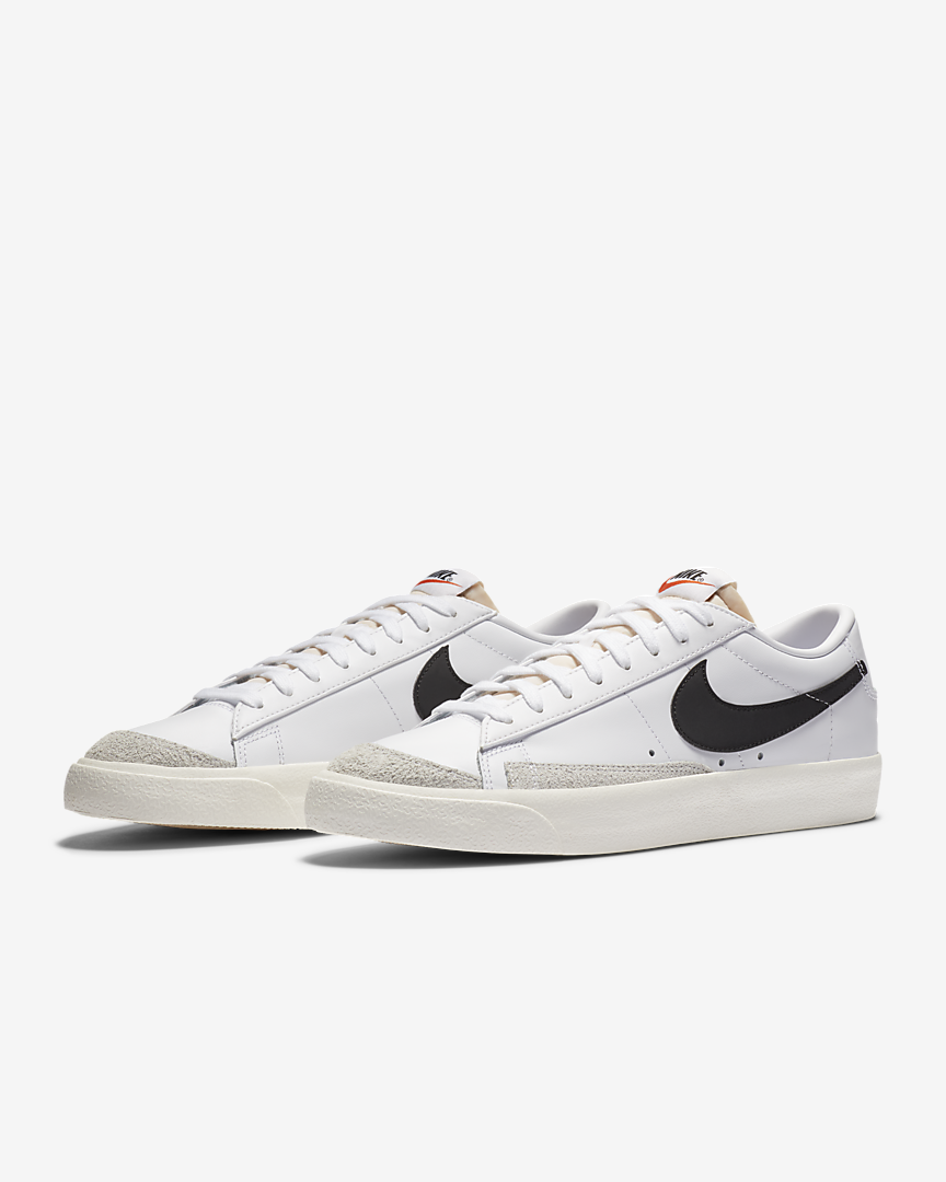 

Кроссовки мужские Nike Blazer Low '77 Vintage DA6364-101 Белый 45.5, Черный