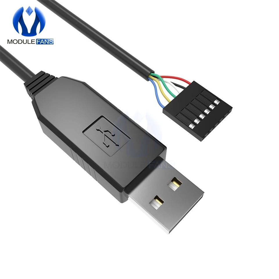 

Адаптер USB - UART на чипе FTDI, Черный