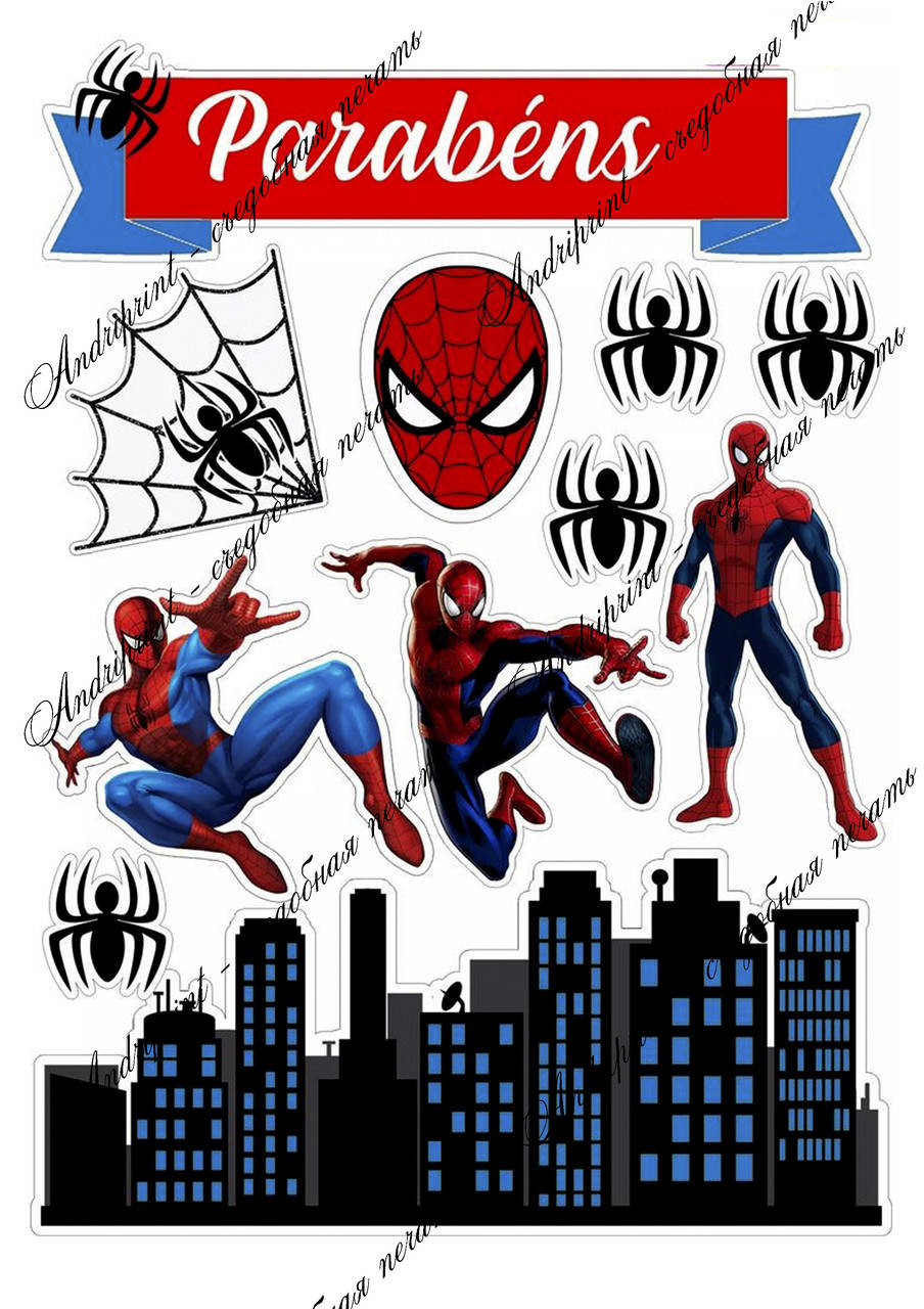 

Съедобная картинка "Супергерои" сахарная и вафельная картинка а4