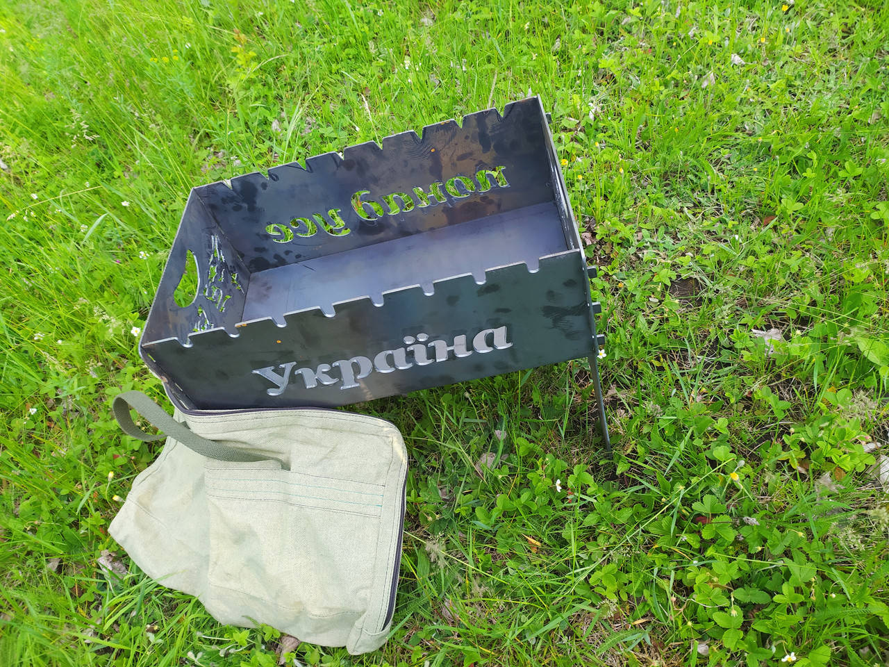 

Мангал розкладний на 8 шампурів з чохлом