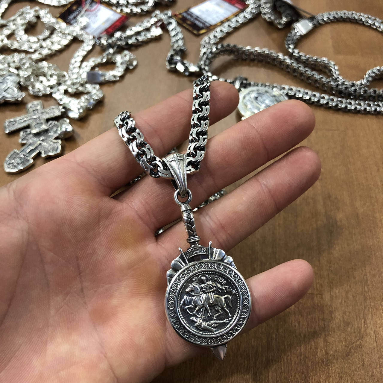 

Серебряная подвеска 925 проба