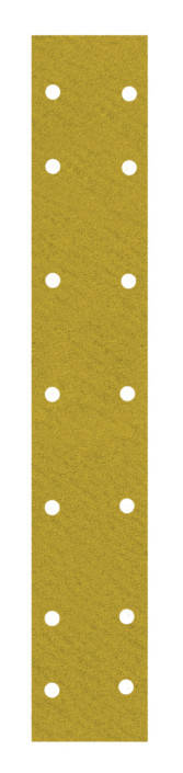 

Абразивная полоса (14 отверстий) Q-Refinish 30-130 Premium Gold, 70 x 420 мм P180