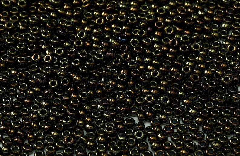 

Японський бісер Miyuki Круглий 11/0 0458 - Metallic Brown Iris