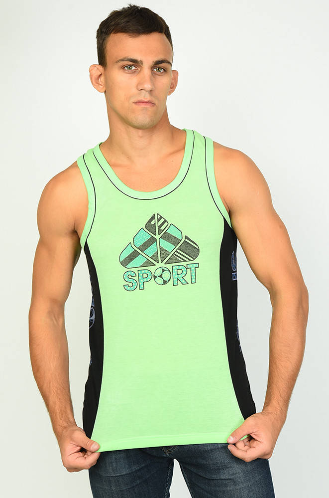 

Майка мужская салатовая Уценка Sport 136527M