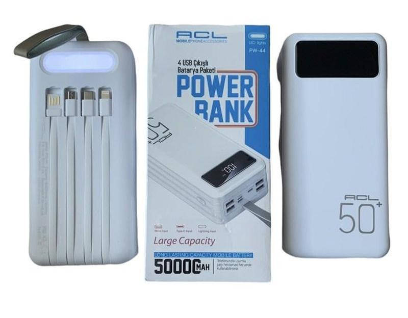 

Повербанк ACL PW-44 50000 mAh | Power Bank 50000mAh.Внешний аккумулятор Power Bank