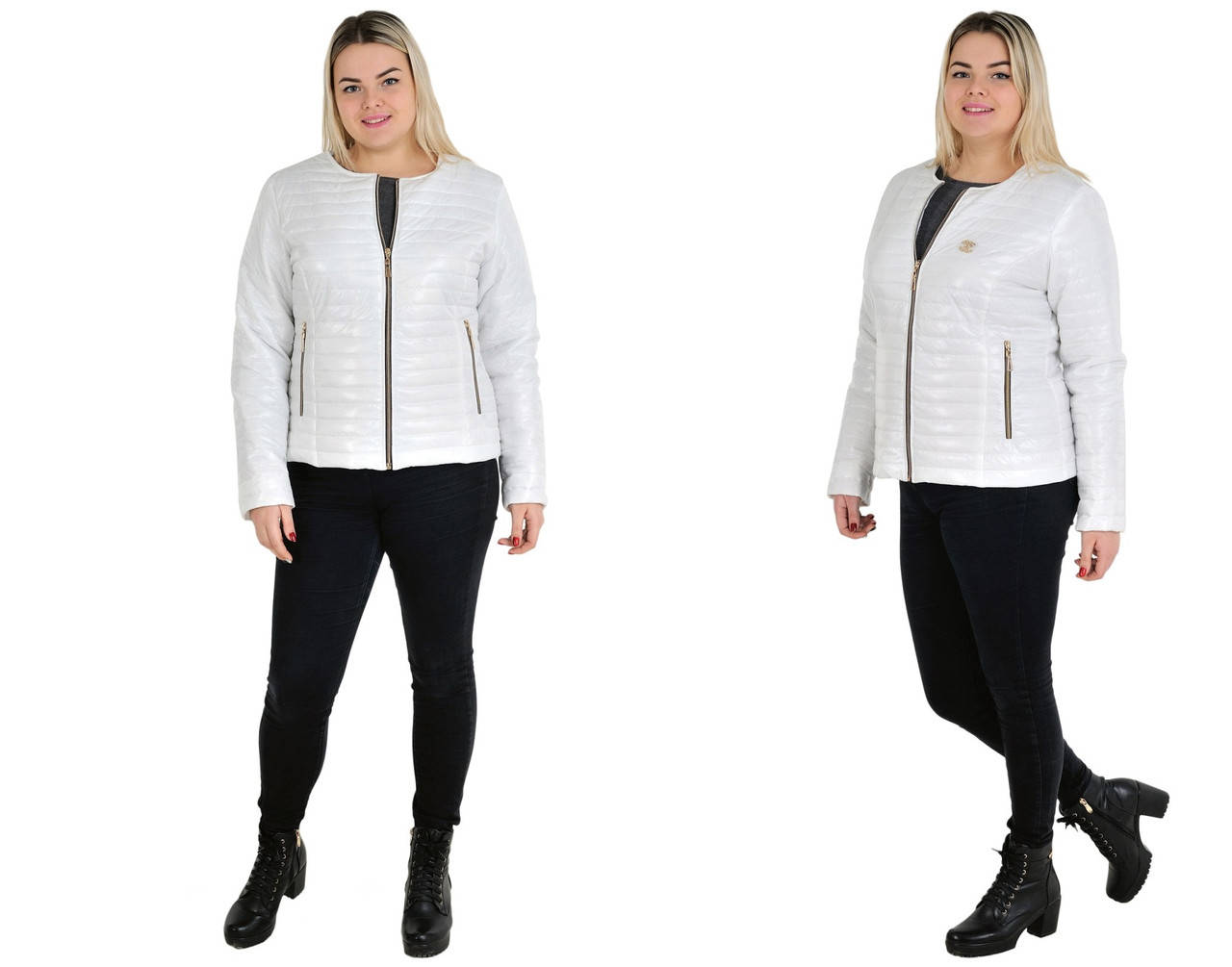 

Женская, демисезонна куртка, большого размера р- 42, 44, 46, 48, 50, 52, 54, 56, 58, 60, 62, 64, 66 Белая, Разные цвета
