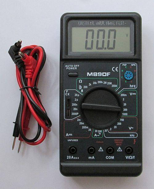 

Цифровой мультиметр M890F
