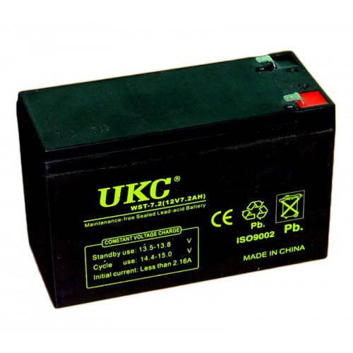 

Аккумулятор UKC 12V 7.2Ah WST-7.2 RC201502