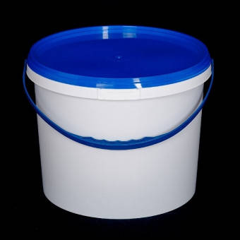 

Ведро пластиковое 10л, белое, Белый